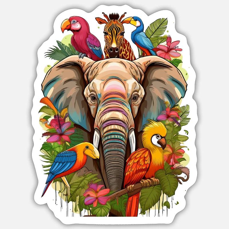 Sticker taille S (10 x 10 cm) -