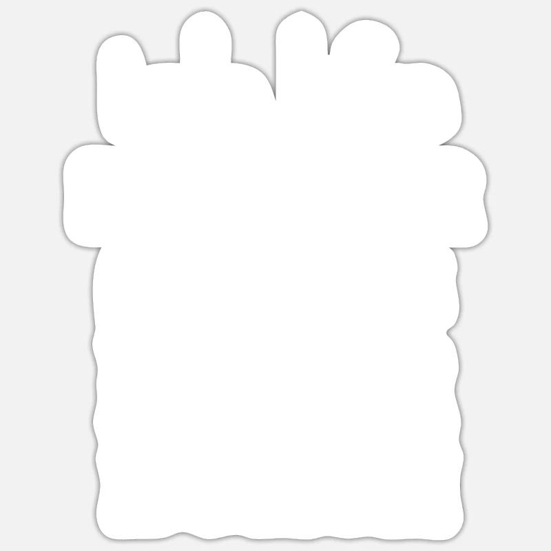 Beruf Designer - Sticker Größe S (10 x 10 cm) - Mattweiß