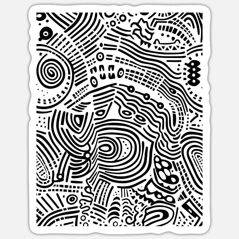 Graphique Sticker taille S (10 x 10 cm)