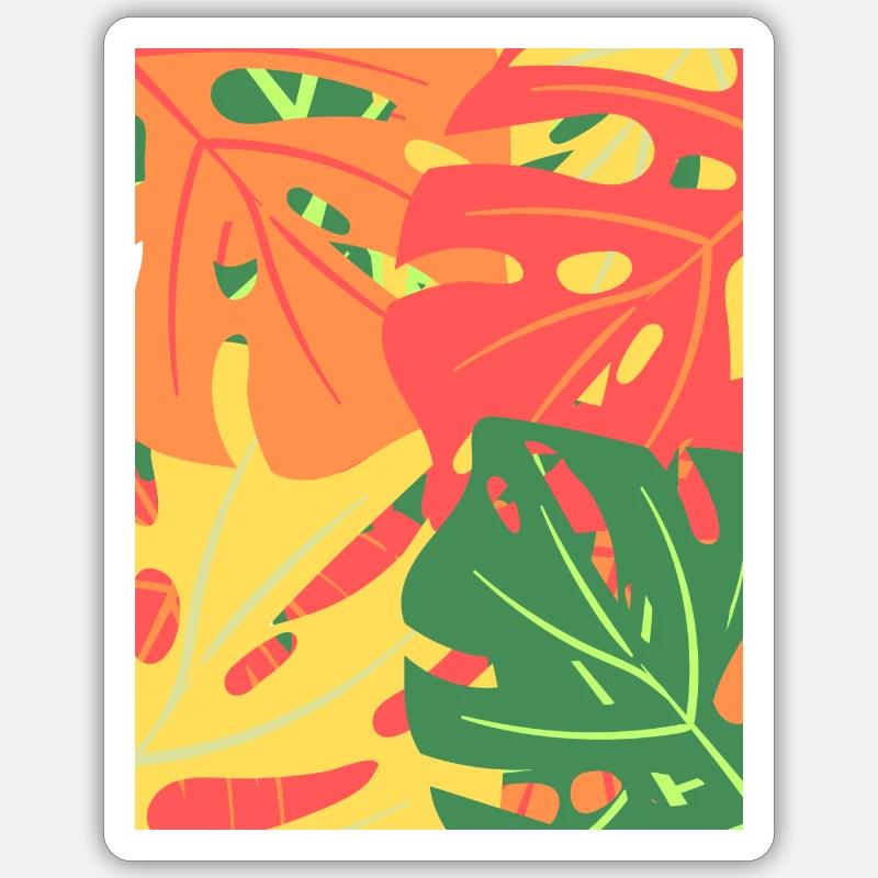 Veränderung - Sticker Größe S (10 x 10 cm) - Mattweiß