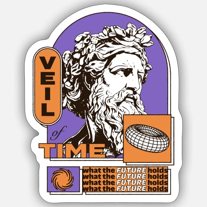 Trend Collage Design - Sticker size S (10 x 10 cm) - white matte