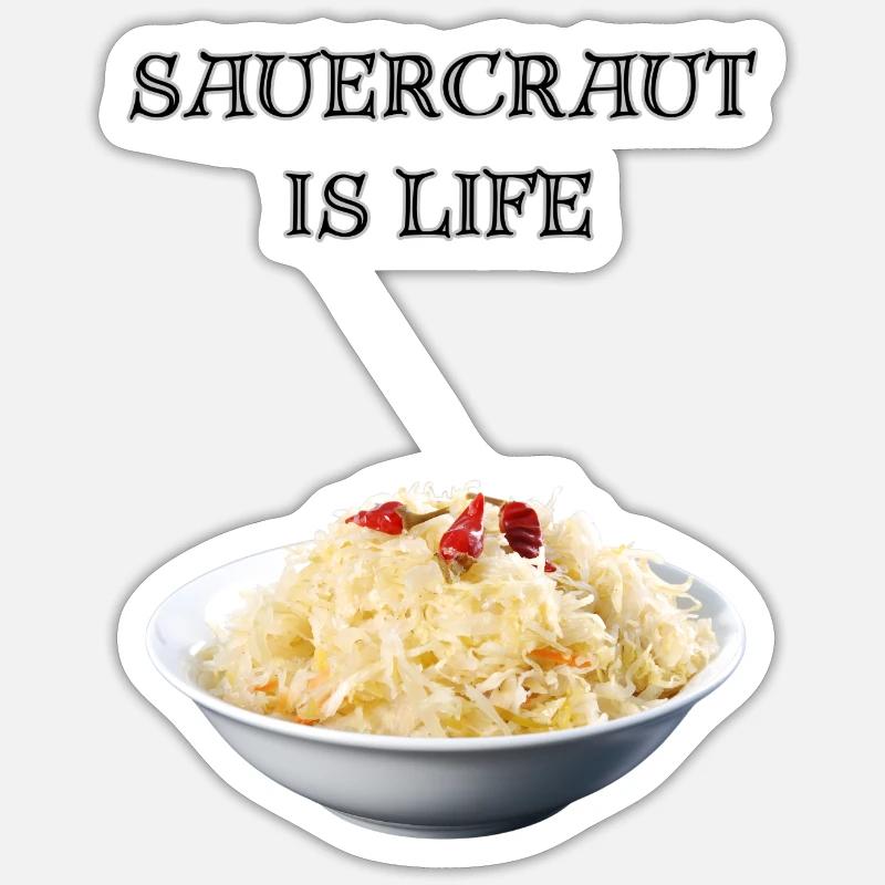 Sauerkraut Sticker Größe S (10 x 10 cm)