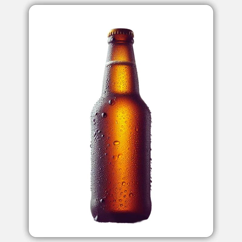 Beer Time - Sticker size S (10 x 10 cm) - white matte