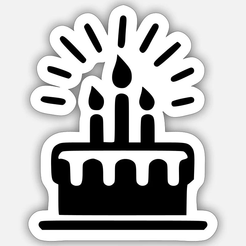 Cake Sticker size S (10 x 10 cm)