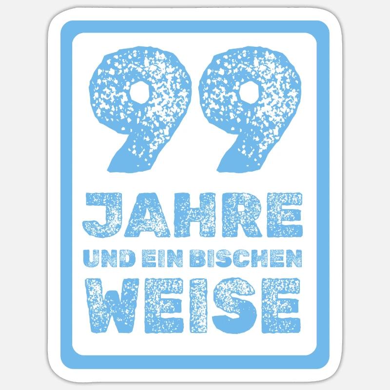 Proverbe 99 - Sticker taille S (10 x 10 cm) - blanc mat