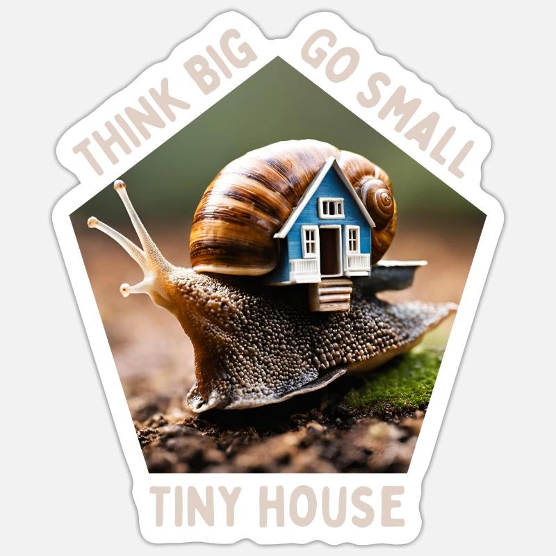 Tiny House Sticker size S (10 x 10 cm)