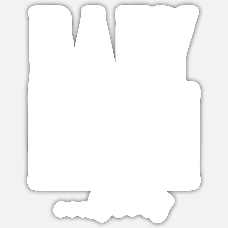 Baby 2025 Loading - Sticker Größe S (10 x 10 cm) - Mattweiß