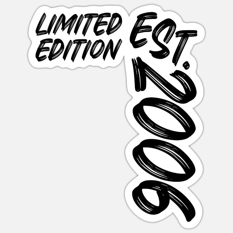 Édition limitée est. 2006 - Sticker taille S (10 x 10 cm) - blanc mat