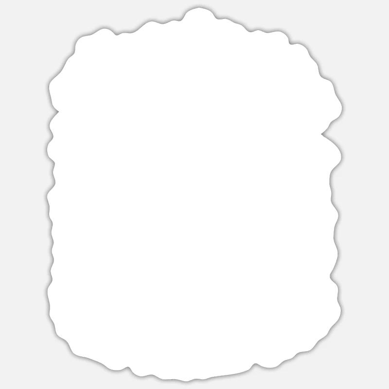 Détendez-vous et soyez joyeux - Sticker taille S (10 x 10 cm) - blanc mat