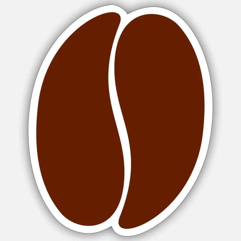 Coffee - Sticker size S (10 x 10 cm) - white matte