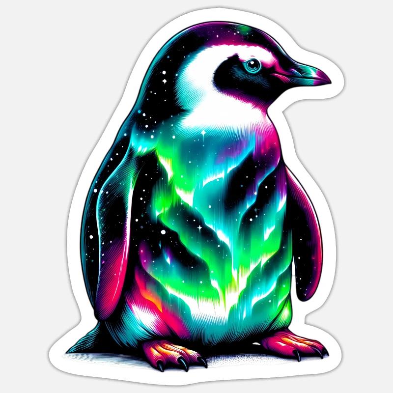 Penguin - Sticker size S (10 x 10 cm) - white matte