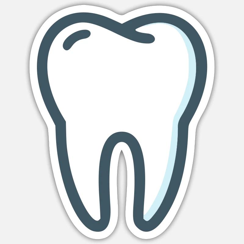 Dent Sticker taille S (10 x 10 cm)