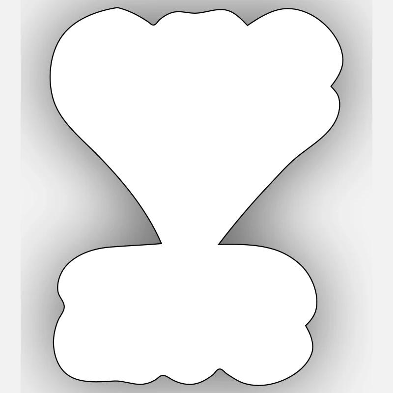 create - Sticker size S (10 x 10 cm) - white matte