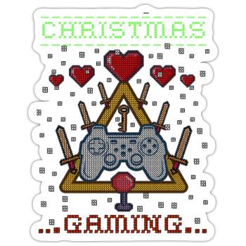 Weihnachten - Sticker Größe S (10 x 10 cm) - Mattweiß - Vorne