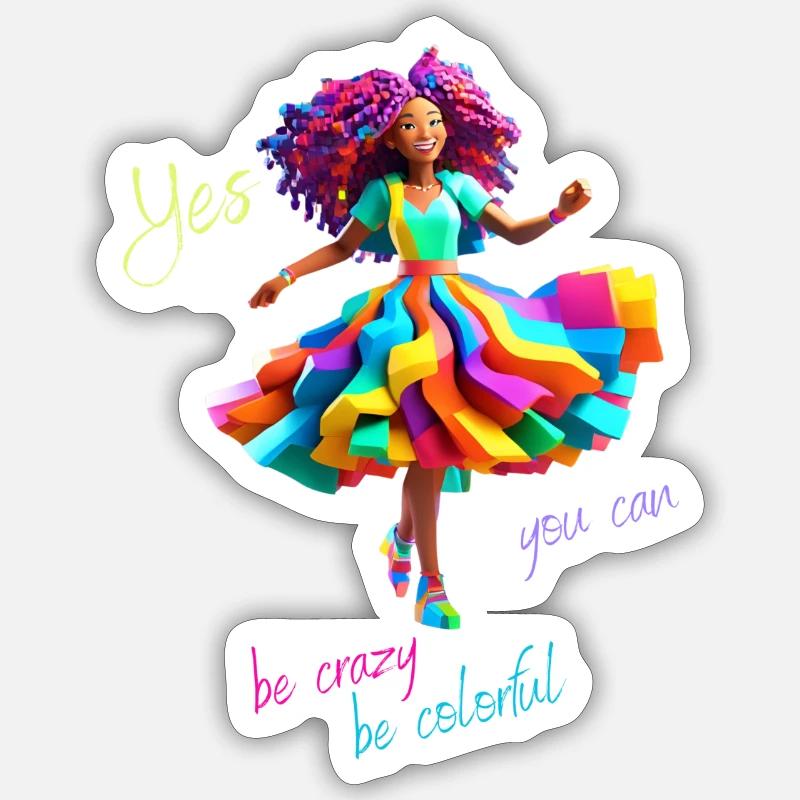 Sticker taille S (10 x 10 cm) - 