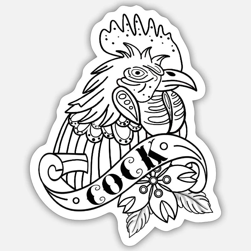 Sticker Größe S (10 x 10 cm) - 
