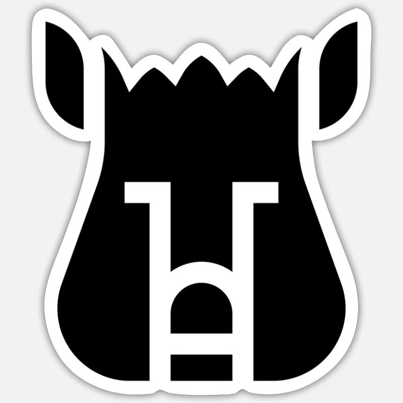 Wild Pecari Sticker size S (10 x 10 cm)