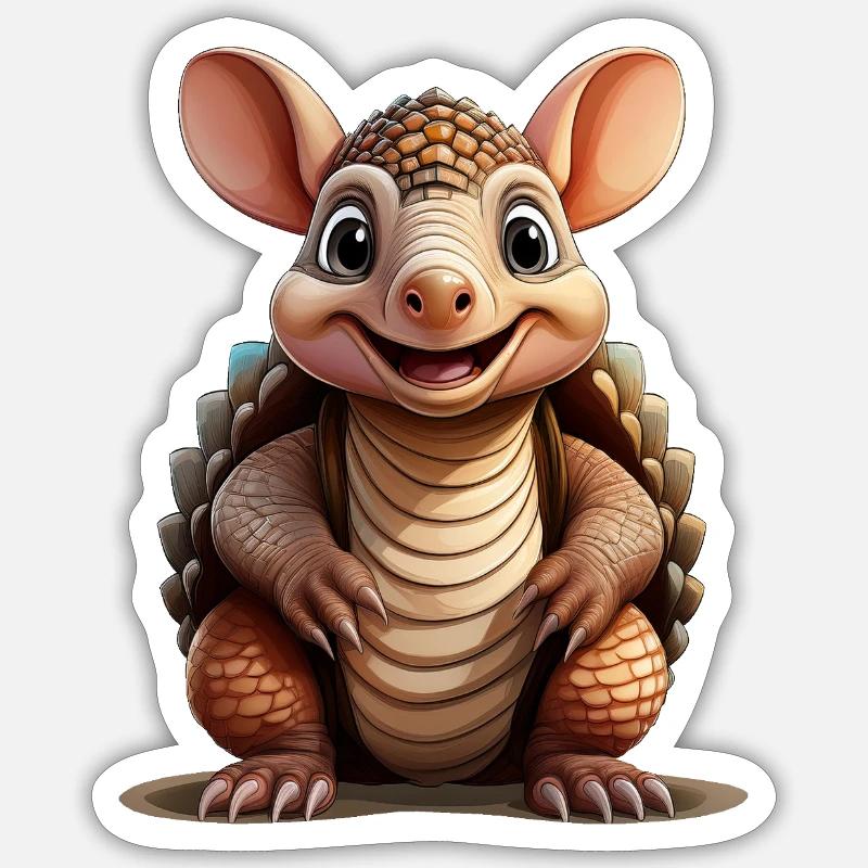 Jouet ceignon - Sticker taille S (10 x 10 cm) - blanc mat