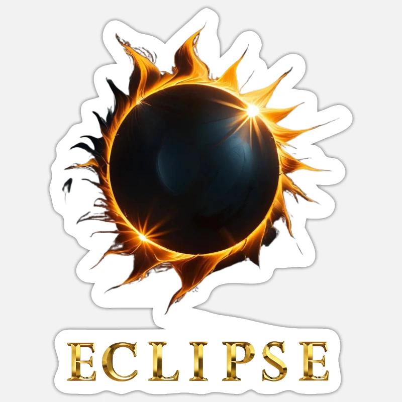 Finsternis - Sticker Größe S (10 x 10 cm) - Mattweiß