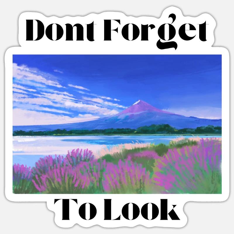 Dont Forget Sticker size S (10 x 10 cm)