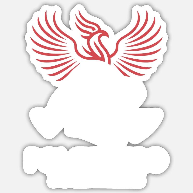 Pompier Pro de Marseille - Sticker taille S (10 x 10 cm) - blanc mat