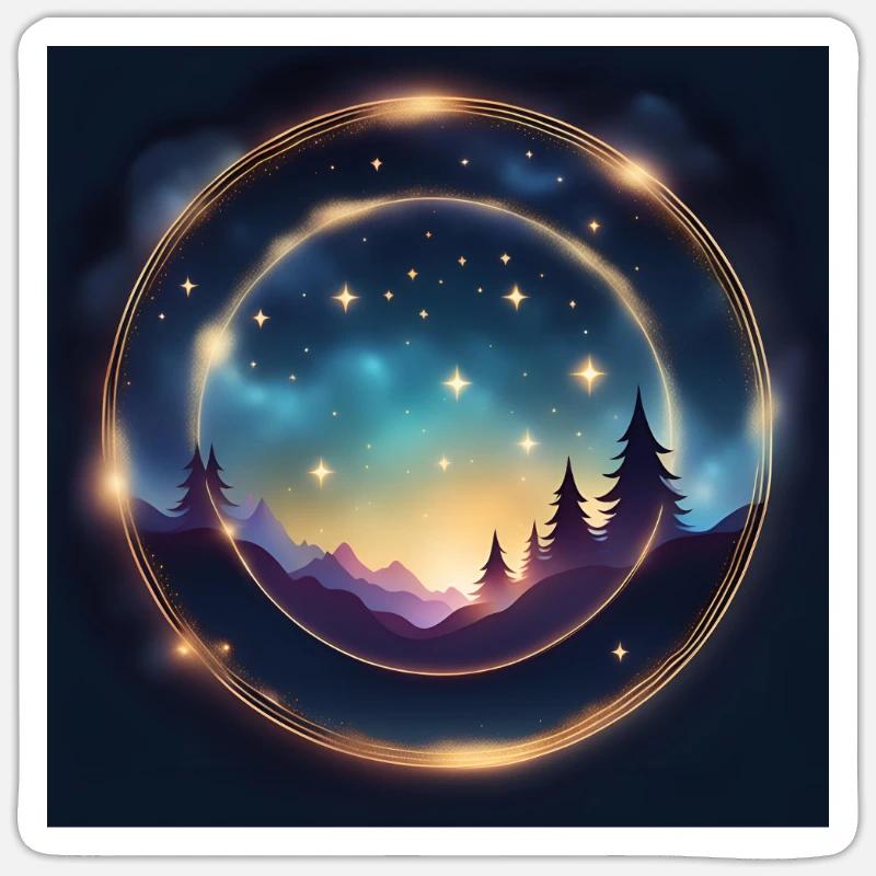 Löwe Leo Sternzeichen Geschenkidee Sticker Größe S (10 x 10 cm)