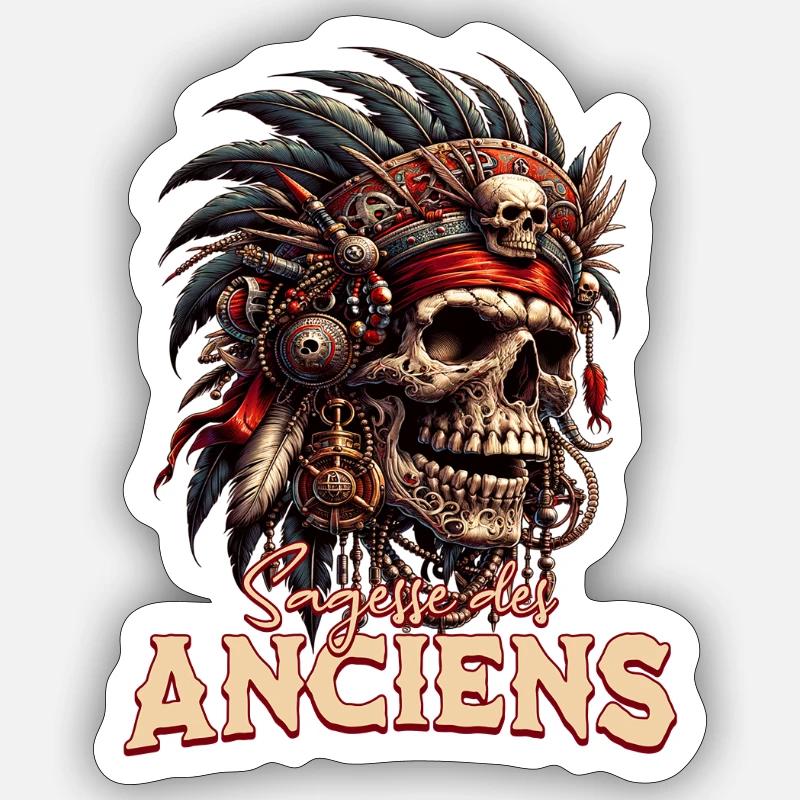 La saggezza degli antichi Sticker formato S (10 x 10 cm)