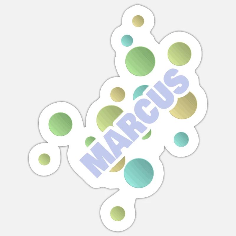 Marcus as a university of applied sciences Sticker size S (10 x 10 cm)