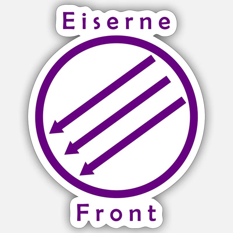 Eiserne Fron - Drei Pfeile - Sticker Größe S (10 x 10 cm) - Mattweiß