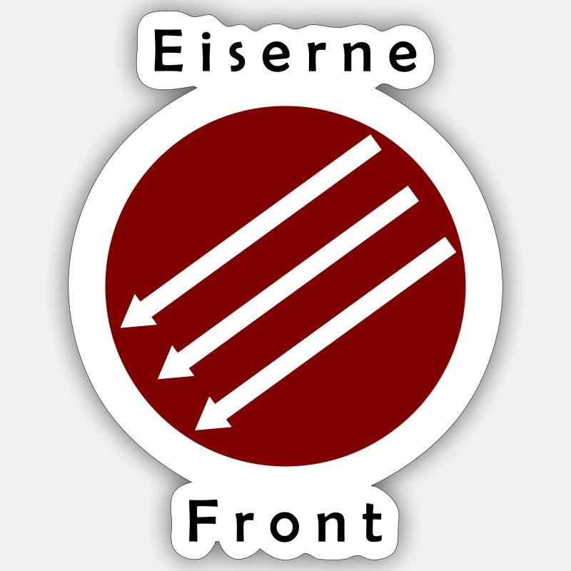 Eiserne Fron - Drei Pfeile - Sticker size S (10 x 10 cm) - white matte