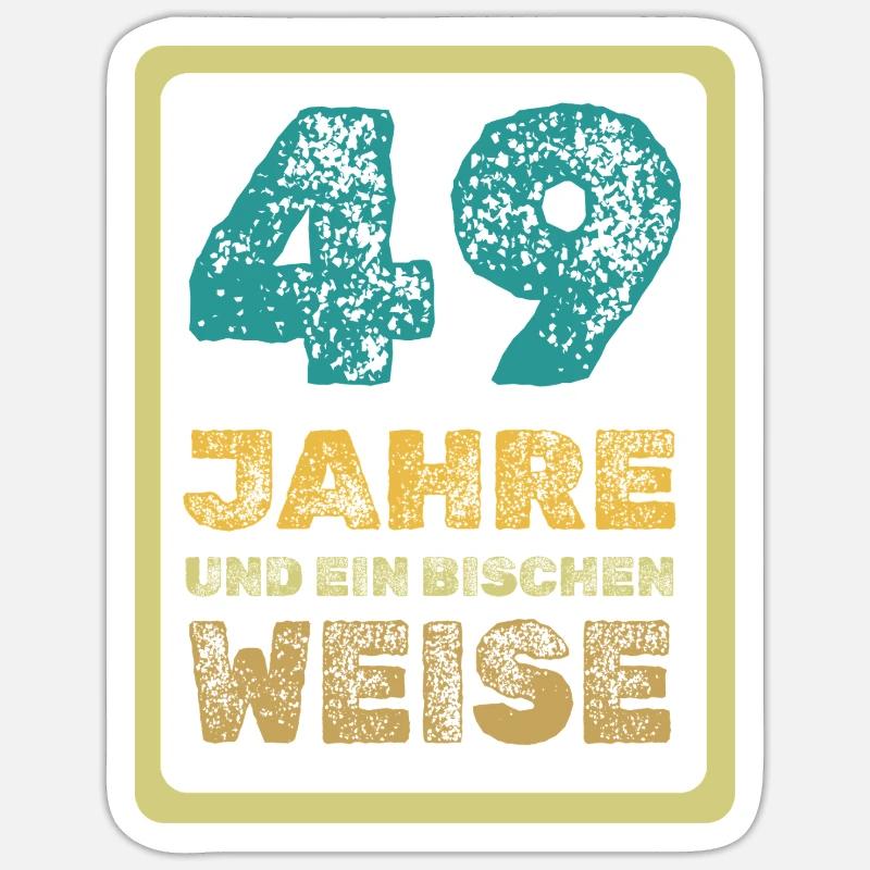 49 - Sticker taille S (10 x 10 cm) - blanc mat