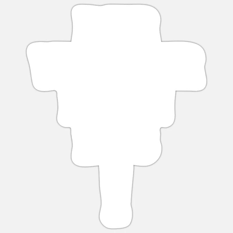 Lustig Winzer - Sticker Größe S (10 x 10 cm) - Mattweiß