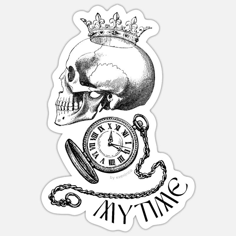 MON TEMPS Sticker taille S (10 x 10 cm)
