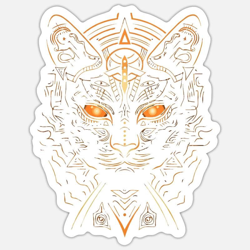 Bastet Sticker taille S (10 x 10 cm)