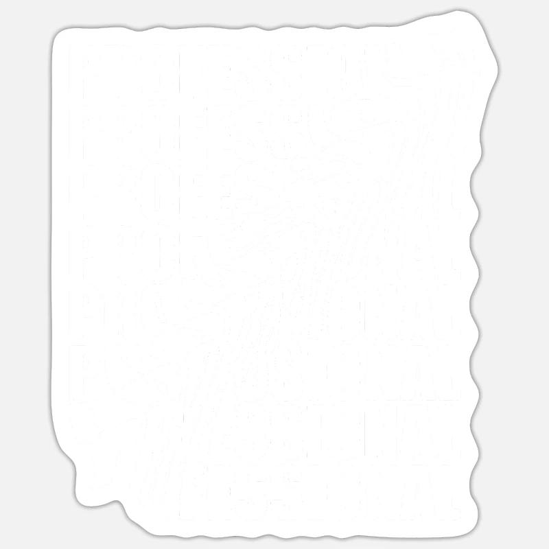 Professional - Sticker size S (10 x 10 cm) - white matte