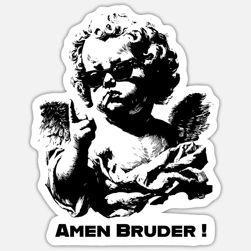 Bengel - Engel Sticker Größe S (10 x 10 cm)