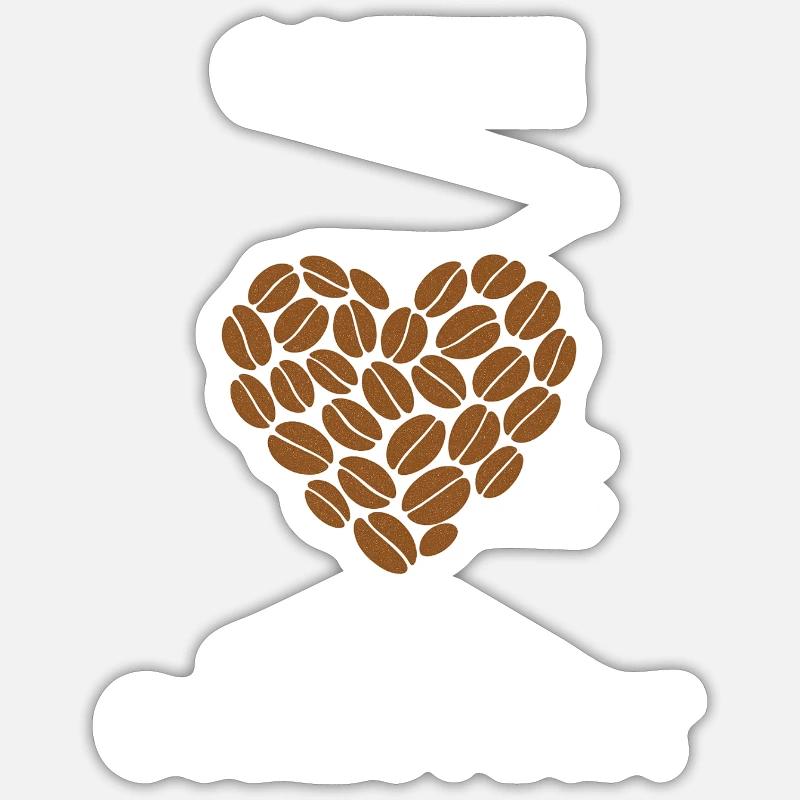 Coffee First Then Everything Daily Priority Design Sticker size S (10 x 10 cm)