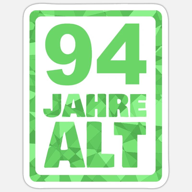 94 - Sticker taille S (10 x 10 cm) - blanc mat