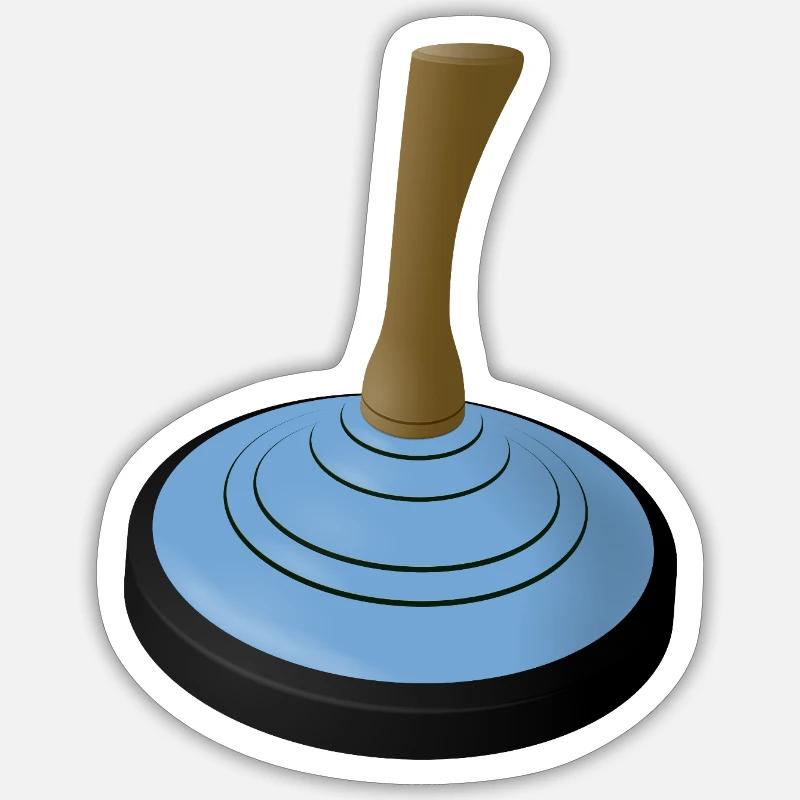 2025-EISSTOCK-hellblau - Sticker size S (10 x 10 cm) - white matte