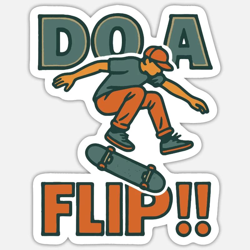 Machen Sie einen Flip DO Sticker Größe S (10 x 10 cm)