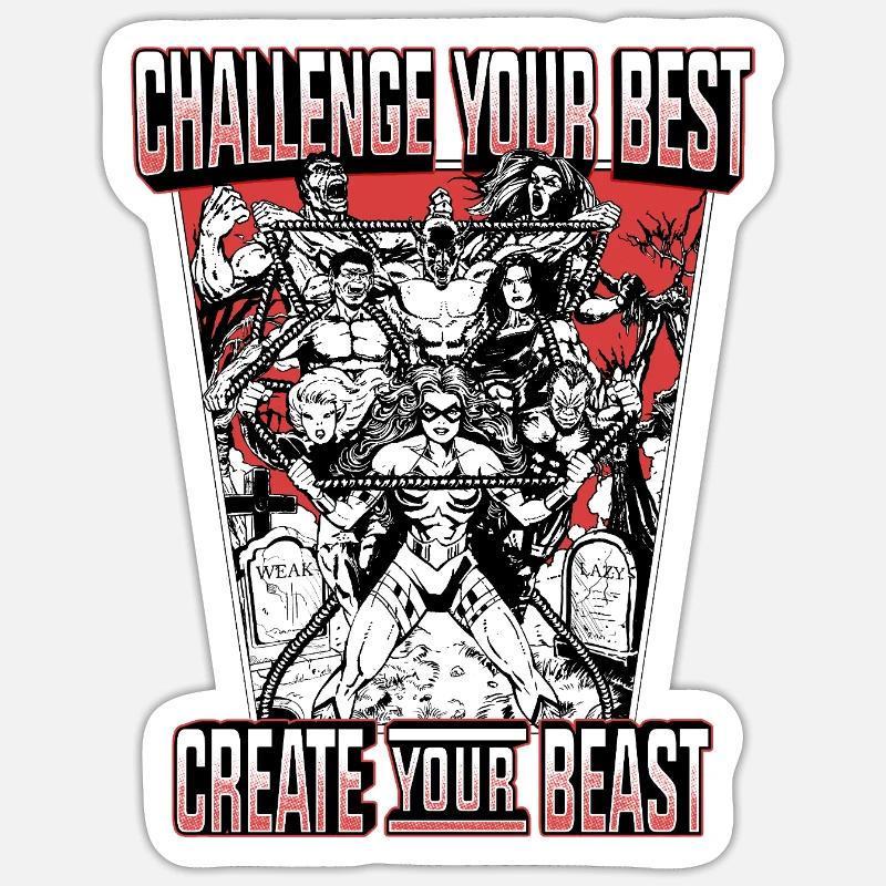 Sticker Größe S (10 x 10 cm) - 