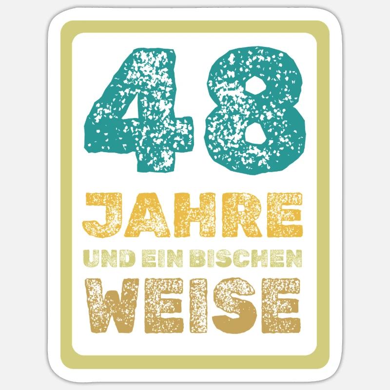 48 - Sticker taille S (10 x 10 cm) - blanc mat
