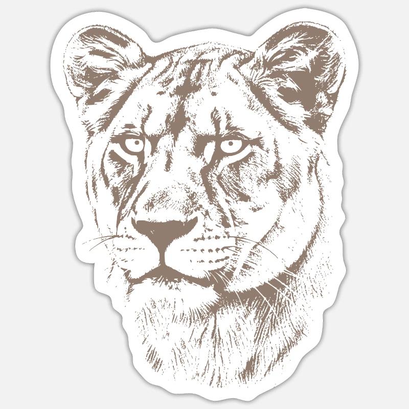 Sticker Größe S (10 x 10 cm) - 