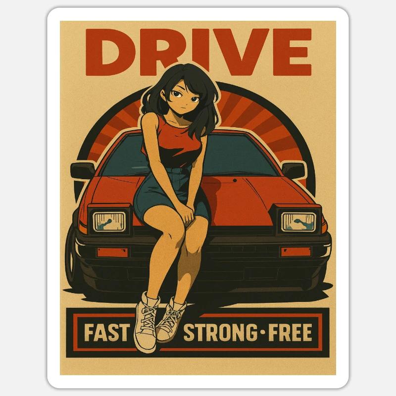 Sticker Größe S (10 x 10 cm) - 