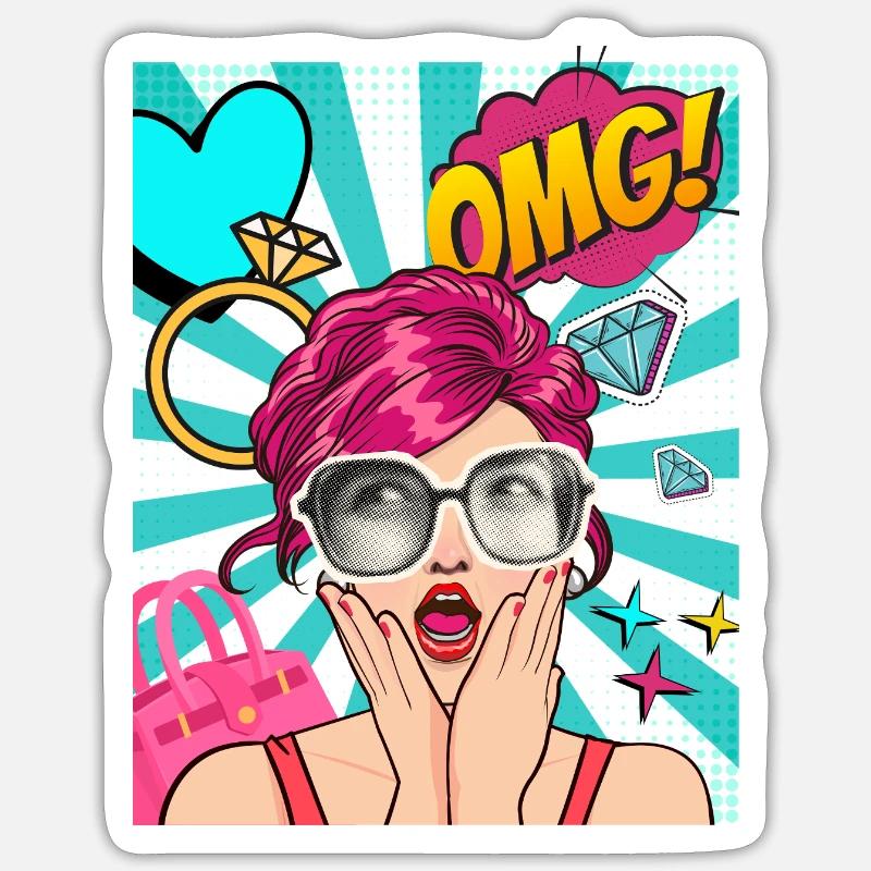 Sticker Größe S (10 x 10 cm) - 