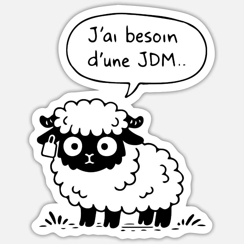 Sticker taille S (10 x 10 cm) - 