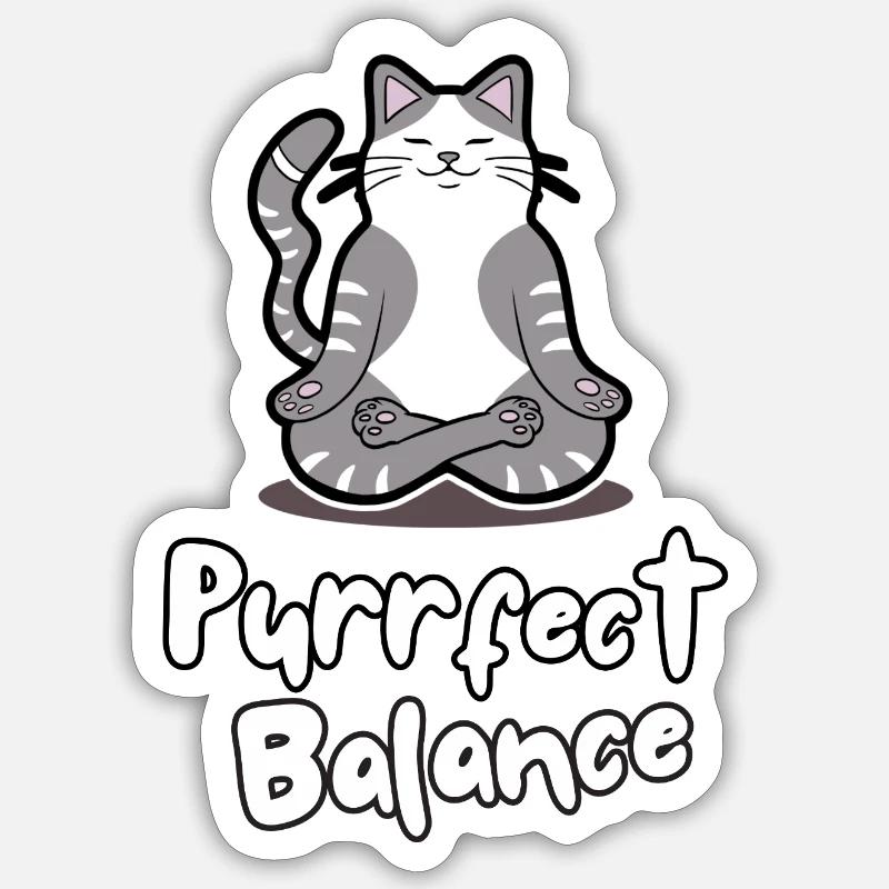 Équilibre Parfait Sticker taille S (10 x 10 cm)