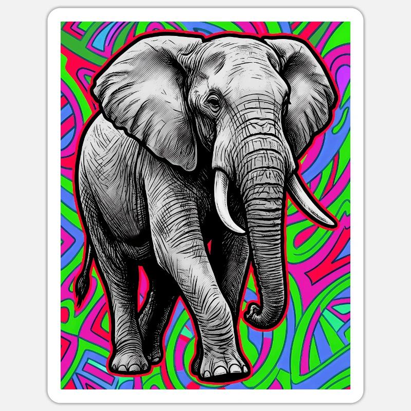 Sticker taille S (10 x 10 cm) - 