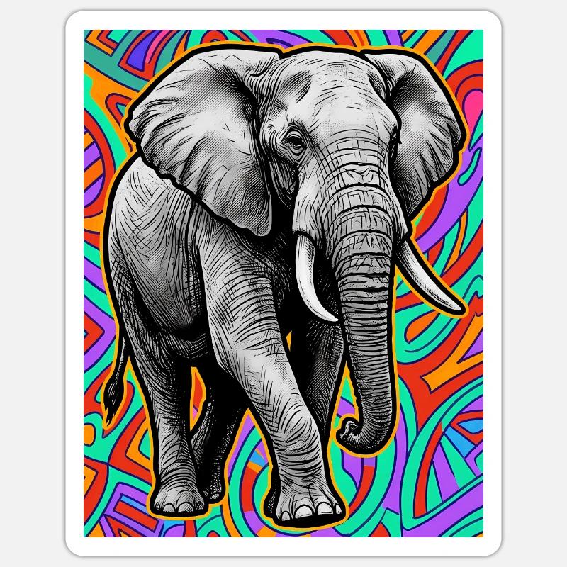 Sticker taille S (10 x 10 cm) - 