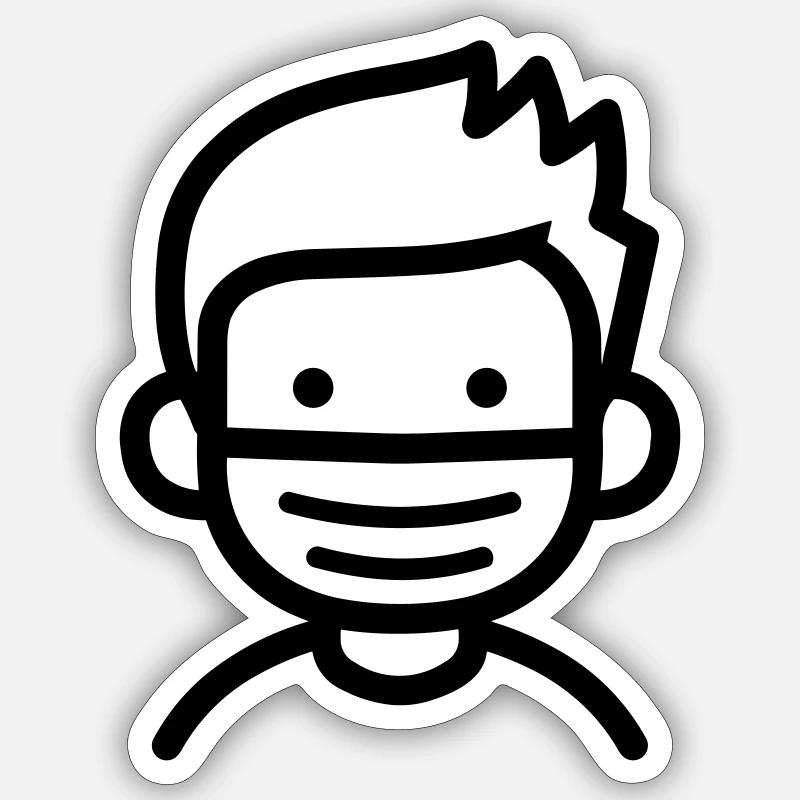 Sticker taille S (10 x 10 cm) - 